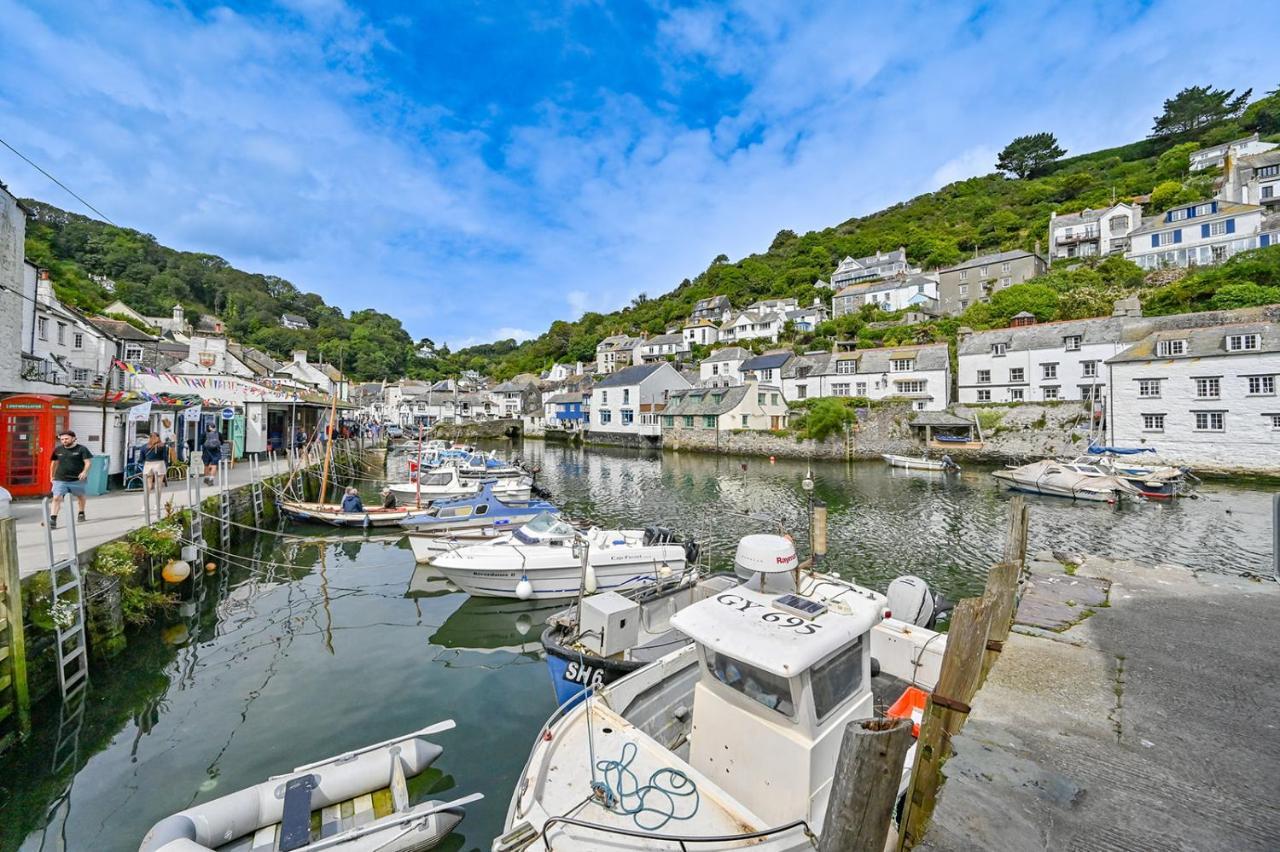 Luxury Couple'S Getaway With River Views And Parking Polperro Exteriör bild